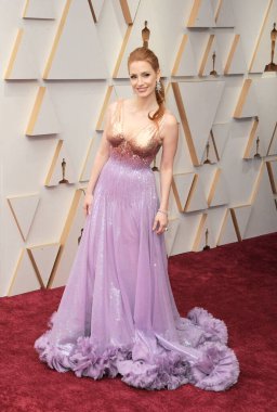 Jessica Chastain, 27 Mart 2022 'de ABD' nin Los Angeles kentindeki Dolby Tiyatrosu 'nda düzenlenen 94..