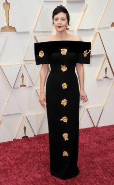 Maggie Gyllenhaal, 27 Mart 2022 'de ABD' nin Los Angeles kentindeki Dolby Tiyatrosu 'nda düzenlenen 94..