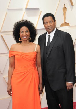 Pauletta Washington ve Denzel Washington, 27 Mart 2022 'de ABD' nin Los Angeles kentindeki Dolby Tiyatrosu 'nda düzenlenen 94..
