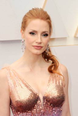 Jessica Chastain, 27 Mart 2022 'de ABD' nin Los Angeles kentindeki Dolby Tiyatrosu 'nda düzenlenen 94..