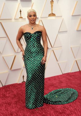 Tiffany Haddish, 27 Mart 2022 'de ABD' nin Los Angeles kentindeki Dolby Tiyatrosu 'nda düzenlenen 94..