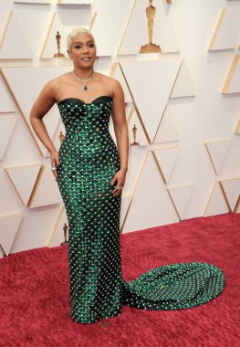 Tiffany Haddish, 27 Mart 2022 'de ABD' nin Los Angeles kentindeki Dolby Tiyatrosu 'nda düzenlenen 94..