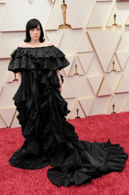 Billie Eilish, 27 Mart 2022 'de ABD' nin Los Angeles kentindeki Dolby Tiyatrosu 'nda düzenlenen 94..