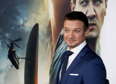 Jeremy Renner at the Los Angeles premiere of 'Arrival' held at the Regency Village Theater in Westwood, USA on November 6, 2016.