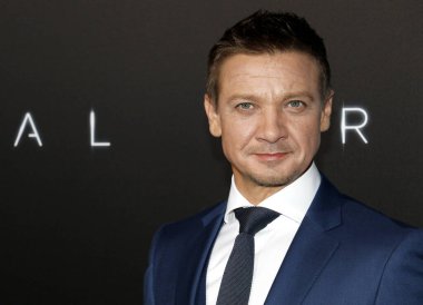 Jeremy Renner at the Los Angeles premiere of 'Arrival' held at the Regency Village Theater in Westwood, USA on November 6, 2016.