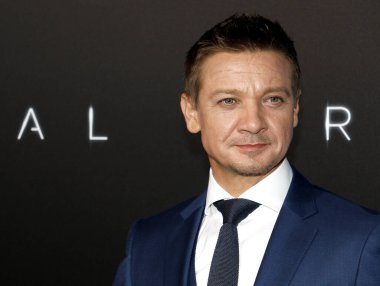 Jeremy Renner at the Los Angeles premiere of 'Arrival' held at the Regency Village Theater in Westwood, USA on November 6, 2016.