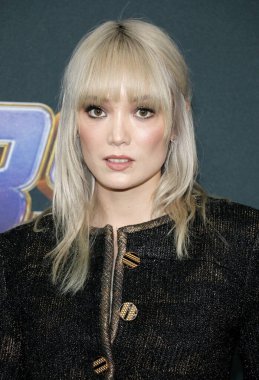 Pom Klementieff 22 Nisan 2019'da Abd'nin Los Angeles kentindeki La Convention Center'da düzenlenen 'Avengers: Endgame'in Dünya prömiyerinde.