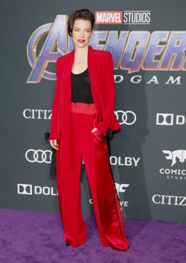 Evangeline Lilly 22 Nisan 2019'da Abd'nin Los Angeles kentindeki La Convention Center'da düzenlenen 'Avengers: Endgame'in Dünya prömiyerinde.