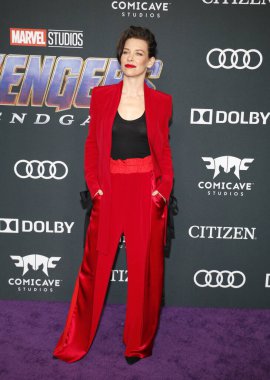 Evangeline Lilly 22 Nisan 2019'da Abd'nin Los Angeles kentindeki La Convention Center'da düzenlenen 'Avengers: Endgame'in Dünya prömiyerinde.