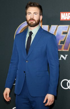 Chris Evans 22 Nisan 2019'da Abd'nin Los Angeles kentinde ki La Convention Center'da düzenlenen 'Avengers: Endgame'in Dünya prömiyerinde.