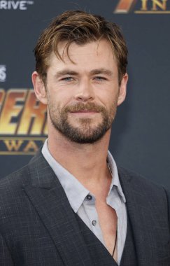 Chris Hemsworth Disney ve Marvel'ın galasında ' Avengers: sonsuz savaş ' Hollywood, ABD El Capitan Tiyatrosunda düzenlenen 23 Nisan 2018.
