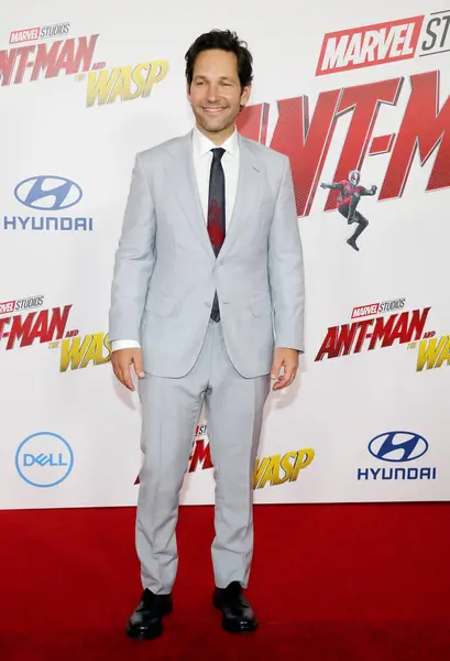 stock image Paul Rudd at the Los Angeles premiere of 'Ant-Man And The Wasp' held at the El Capitan Theatre in Hollywood, USA on June 25, 2018.