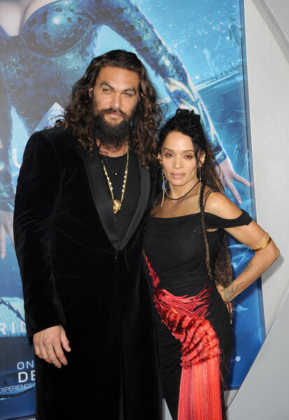 Lisa Bonet and Jason Momoa at the Los Angeles premiere of 'Aquaman' held at the TCL Chinese Theatre in Hollywood, USA on December 12, 2018.