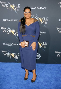 Oprah Winfrey 'A kırışıklık In Time' Los Angeles galasında Hollywood, ABD El Capitan Tiyatrosu'nda düzenlenen 26 Şubat 2018 üzerinde.