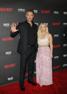 Elisha Cuthbert and Josh Duhamel at the Los Angeles premiere of 'Bandit' held at the Harmony Gold Theater in Hollywood, USA on September 21, 2022. clipart