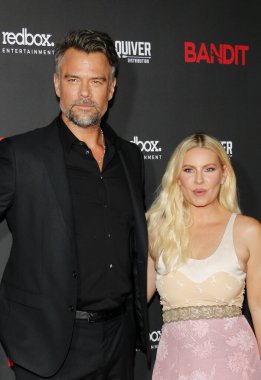 Elisha Cuthbert and Josh Duhamel at the Los Angeles premiere of 'Bandit' held at the Harmony Gold Theater in Hollywood, USA on September 21, 2022. clipart