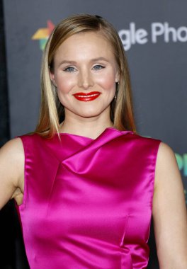 Kristen Bell, 17 Şubat 2016 'da ABD' nin Hollywood kentindeki El Capitan Tiyatrosu 'nda düzenlenen' Zootopia 'nın Los Angeles galasında.
