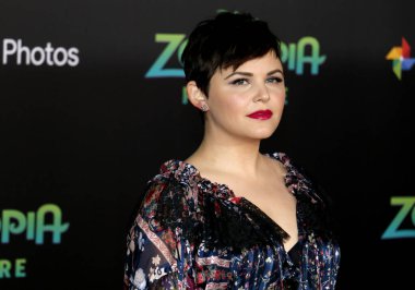 Ginnifer Goodwin, 17 Şubat 2016 'da ABD' nin Hollywood şehrindeki El Capitan Tiyatrosu 'nda düzenlenen' Zootopia 'nın Los Angeles galasında.