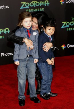 Joyce Giraud at the Los Angeles premiere of 'Zootopia' held at the El Capitan Theater in Hollywood, USA on February 17, 2016. clipart