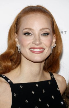 Jessica Chastain, Beverly Hills, ABD 'deki Beverly Hilton Oteli' nde 6 Aralık 2024 'te düzenlenen 38..