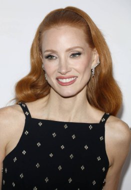 Jessica Chastain, Beverly Hills, ABD 'deki Beverly Hilton Oteli' nde 6 Aralık 2024 'te düzenlenen 38..