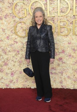 Kathy Bates, Beverly Hills, ABD 'deki Beverly Hilton Oteli' nde 5 Ocak 2025 'te düzenlenen 82..