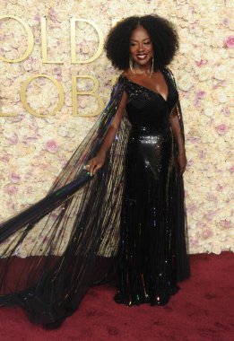 Viola Davis, 5 Ocak 2025 'te Beverly Hills, ABD' deki Beverly Hilton Oteli 'nde düzenlenen 82..