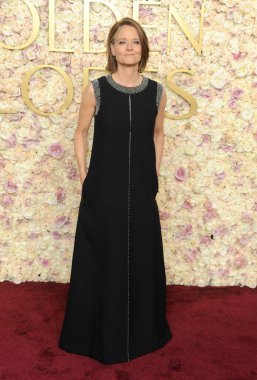 Jodie Foster at the 82nd Annual Golden Globe Awards held at the Beverly Hilton Hotel in Beverly Hills, USA on January 5, 2025. clipart