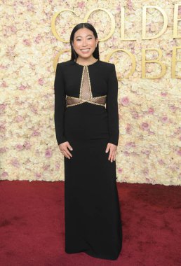 Awkwafina, 5 Ocak 2025 'te Beverly Hills, ABD' deki Beverly Hilton Oteli 'nde düzenlenen 82..