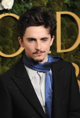 Timothee Chalamet, 5 Ocak 2025 'te Beverly Hills, ABD' deki Beverly Hilton Oteli 'nde düzenlenen 82..