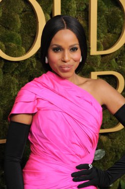 Kerry Washington, 5 Ocak 2025 'te Beverly Hills, ABD' deki Beverly Hilton Oteli 'nde düzenlenen 82..
