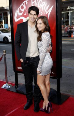 Brandon Routh ve Courtney Ford Los Angeles 'taki 