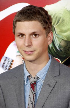 Michael Cera at the Los Angeles premiere of 'Scott Pilgrim vs. The World' held at the Grauman's Chinese Theater in Hollywood, USA on July 27, 2010. clipart