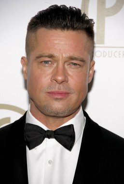 Brad Pitt, 19 Ocak 2014 'te ABD' nin Los Angeles kentindeki Beverly Hilton Oteli 'nde düzenlenen 25..
