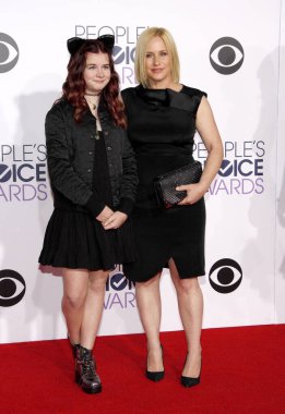 Patricia Arquette and Harlow Olivia Calliope Jane at the 41st Annual People's Choice Awards held at the Nokia L.A. Live Theatre in Los Angeles on January 7, 2015. clipart