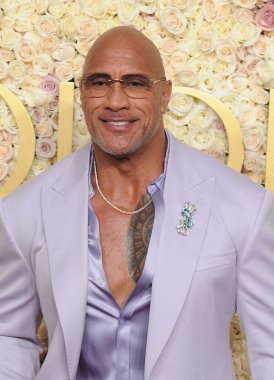 Dwayne Johnson, Beverly Hills, ABD 'deki Beverly Hilton Oteli' nde 5 Ocak 2025 'te düzenlenen 82..