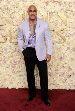 Dwayne Johnson, Beverly Hills, ABD 'deki Beverly Hilton Oteli' nde 5 Ocak 2025 'te düzenlenen 82..