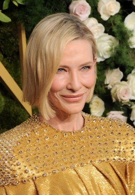 Cate Blanchett, 5 Ocak 2025 'te Beverly Hills, ABD' deki Beverly Hilton Oteli 'nde düzenlenen 82..