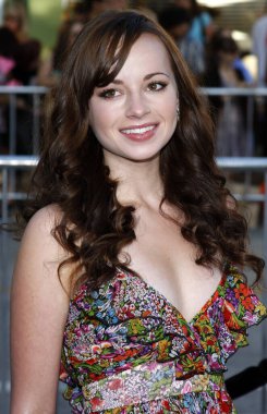 Ashley Rickards at the Los Angeles premiere of 'Orphan' held at the Mann Vilage Theater in Westwood, USA on July 21, 2009. clipart