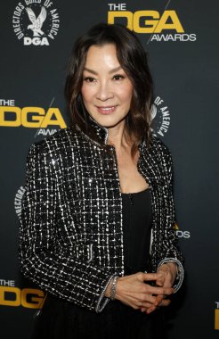 Michelle Yeoh, Beverly Hills, ABD 'deki Beverly Hilton Oteli' nde 8 Şubat 2025 'te düzenlenen 77..