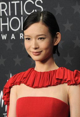 Moeka Hoshi at the 30th Annual Critics Choice Awards held at the Barker Hangar in Satna Monica, USA on February 7, 2025. clipart