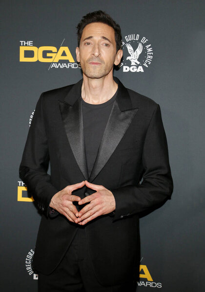 Adrien Brody at the 77th Annual Directors Guild of America Awards held at the Beverly Hilton Hotel in Beverly Hills, USA on February 8, 2025.