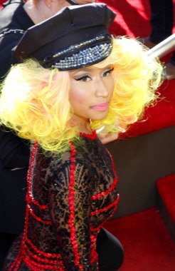 Nicki Minaj, 6 Eylül 2012 'de ABD' nin Los Angeles kentindeki Staples Center 'da düzenlenen 2012 MTV Video Müzik Ödülleri' nde.