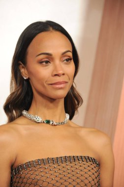 Zoe Saldana, ABD 'nin Hollywood kentindeki Dolby Tiyatrosu' nda 2 Mart 2025 'te düzenlenen 97..