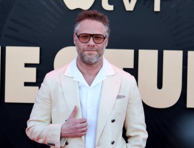 Seth Rogen, 24 Mart 2025 'te ABD' nin Los Angeles kentindeki Akademi Film Müzesi 'nde düzenlenen' The Studio 'nun Apple TV + Series World galasında.