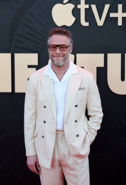 Seth Rogen, 24 Mart 2025 'te ABD' nin Los Angeles kentindeki Akademi Film Müzesi 'nde düzenlenen' The Studio 'nun Apple TV + Series World galasında.