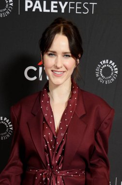 Rachel Brosnahan, William S. Paley Televizyon Sunar 'Gilmore Girls', 'The Marvelous Mrs. Maisel' ve 'Etoile: The Amy Sherman-Palladino Multiverse' 29 Mart 2025 tarihinde ABD 'nin Los Angeles Dolby Tiyatrosu' nda gerçekleştirildi..