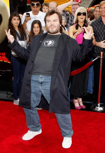 Jack Black, 22 Mayıs 2011 'de ABD' nin Hollywood şehrindeki Grauman 'ın Çin Tiyatrosu' nda düzenlenen 'Kung Fu Panda 2' nin Los Angeles galasında.