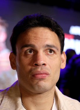 Julio Cesar Chavez Jr. Jake Paul, Julio Cesar Chavez Jr. 'a karşı 14 Mayıs 2025' te Hollywood, ABD 'de Avalon' da düzenlenen basın konferansında.