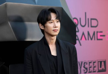 30 Mayıs 2025 'te ABD' nin Hollywood kentindeki Mısır Tiyatrosu 'nda düzenlenen Netflix' in 'Kalamar Oyunu 2' ATAS etkinliğinde Park Sung Hoon.